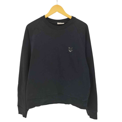 メゾンキツネ MAISON KITSUNE 25SS BOLD FOX HEAD PATCH OVERSIZE SWEATSHIRT ボールド フォックスヘッド パッチ オーバーサイズ スウェットシャツ メンズ import:S