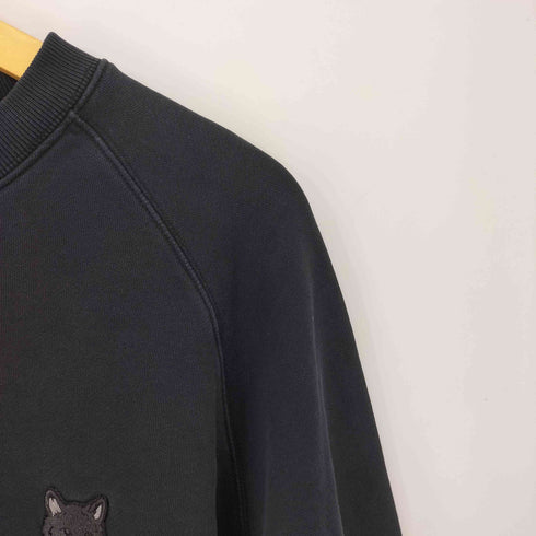 メゾンキツネ MAISON KITSUNE 25SS BOLD FOX HEAD PATCH OVERSIZE SWEATSHIRT ボールド フォックスヘッド パッチ オーバーサイズ スウェットシャツ メンズ import:S