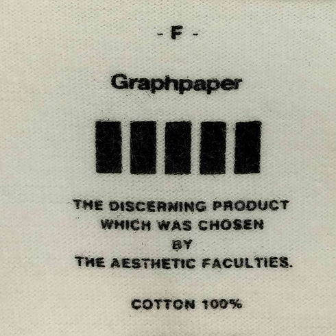 グラフペーパー Graphpaper pack Pocket Tee メンズ FREE