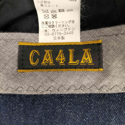 カシラ CA4LA スウェード切り替えデニムハンチング メンズ