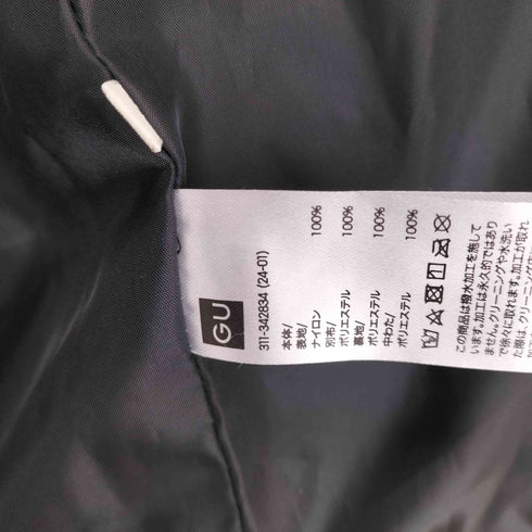 ジーユー GU ヒートパデッドスタンドカラーブルゾン メンズ JPN:S