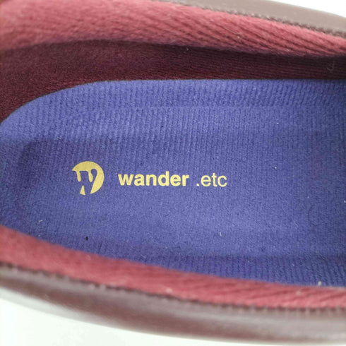 wander.etc UPTOWN BURGUNDY BLACK メンズ 41