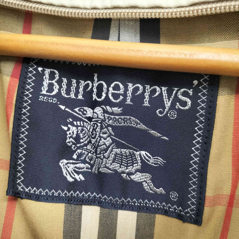 バーバリーズ BURBERRYS 裏地ノヴァチェック 比翼ステンカラーコート メンズ