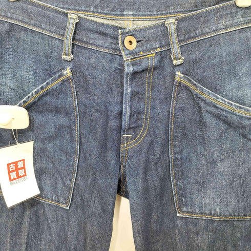 スペルバウンド SPELLBOUND クロップド ベイカーデニムパンツ メンズ UK:34-35