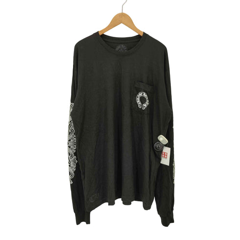 クロムハーツ CHROME HEARTS CL-3 CH HORSE LS PKT CREW メンズ import:XL