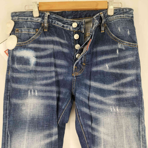 ディースクエアード DSQUARED2 SKATER JEAN/クラッシュ加工スキニーデニムパンツ メンズ 46