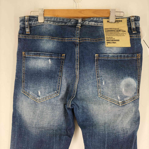 ディースクエアード DSQUARED2 SKATER JEAN/クラッシュ加工スキニーデニムパンツ メンズ 46