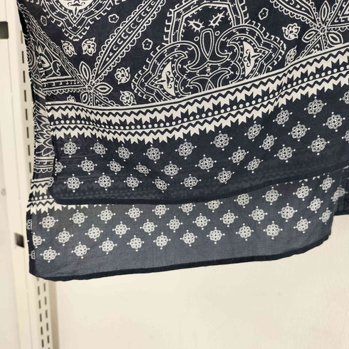 ダーマコレクション DAMA collection コットンシルク ノースリーブ ペイズリー シャツブラウス レディース 9AR