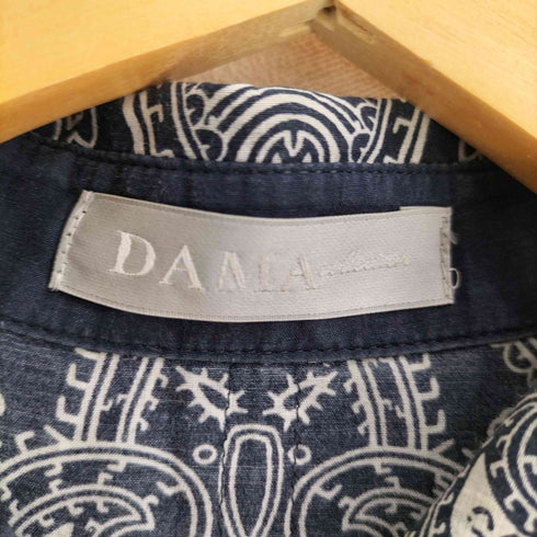 ダーマコレクション DAMA collection コットンシルク ノースリーブ ペイズリー シャツブラウス レディース 9AR