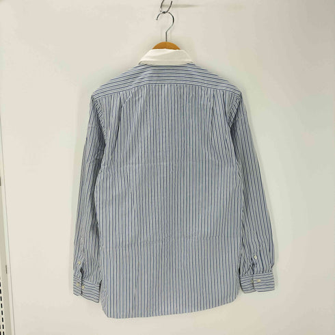 ポロラルフローレン POLO RALPH LAUREN SLIM FIT 裾ポニー ストライプ ポプリンシャツ メンズ