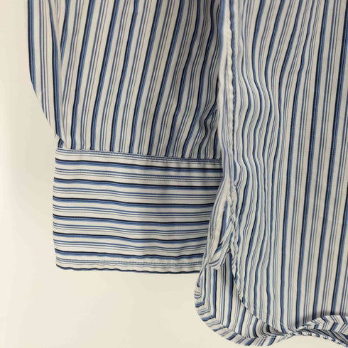 ポロラルフローレン POLO RALPH LAUREN SLIM FIT 裾ポニー ストライプ ポプリンシャツ メンズ