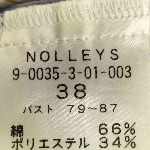 ノーリーズ NOLLEY’S 2WAYシアースラブフレンチブラウス レディース JPN:38