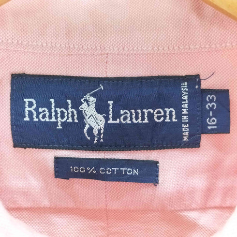 ラルフローレン RALPH LAUREN 90S ポニー刺しゅう ボタンダウンシャツ メンズ 16-33