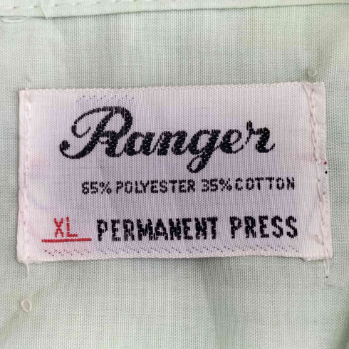 レンジャー RANGER 襟芯 キューバシャツ メンズ import:XL