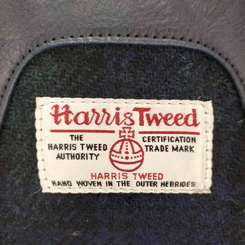 ハリスツイード Harris Tweed 2WAY ツイード切替 レザー ミニ バックパック レディース