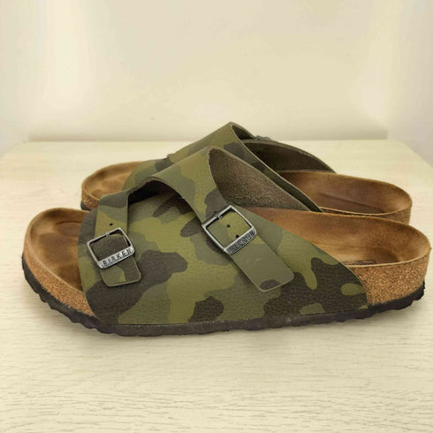 ビルケンシュトック BIRKENSTOCK ZURICH SFB DESERT SOIL CAMO GREEN チューリッヒ ソフトフットベッド デザートソイル レギュラー メンズ JPN:26