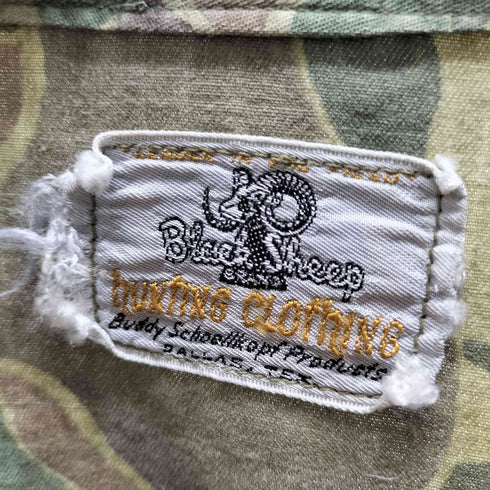 ブラックシープ BLACK SHEEP 60-70S HUNTING CLOTTUNG カモ柄 バックハンターカモ ハンティング ジャケット メンズ