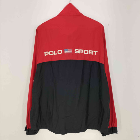 ポロスポーツラルフローレン POLO SPORT RALPH LAUREN ハーフジップ ナイロンジャケット メンズ import:L