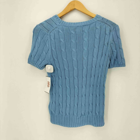 ポロラルフローレン POLO RALPH LAUREN PIMA COTTON ポニー刺繍半袖ニット レディース JPN:S