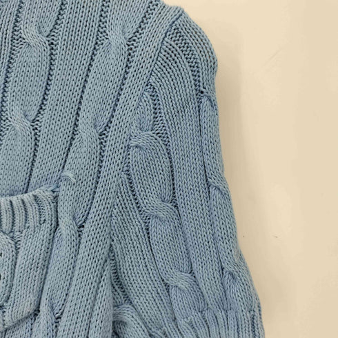 ポロラルフローレン POLO RALPH LAUREN PIMA COTTON ポニー刺繍半袖ニット レディース JPN:S