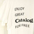CATALOG&BOOKs T-Shirt #01 ENJOY メンズ JPN:XL