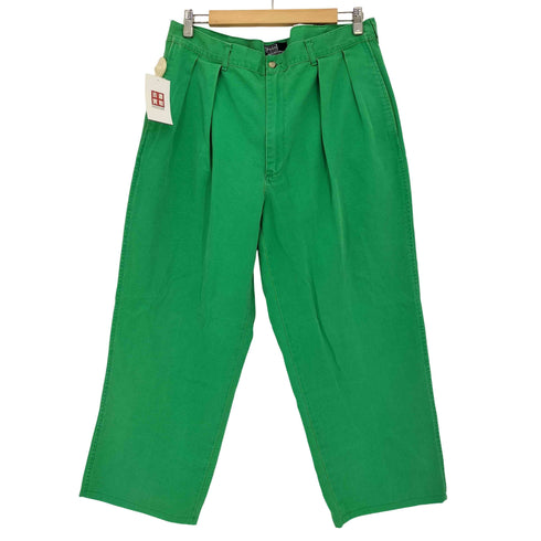 ポロラルフローレン POLO RALPH LAUREN USA製 ポロチノ 2タック ワイドテーパード メンズ 36/32
