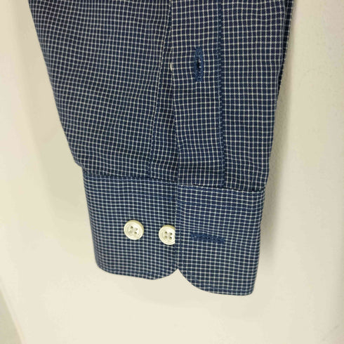 ヴァンヒューゼン VAN HEUSEN チェック L/S BDシャツ メンズ