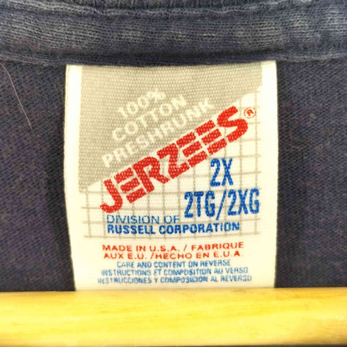 ジャージーズ JERZEES USA製 B.A.S.S. クルーネックTシャツ メンズ 2X