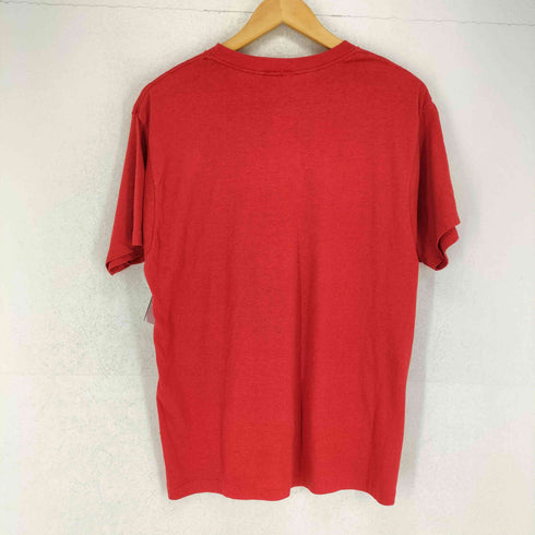袖裾シングル DINGHY DERBY フロントプリントクルーネックTシャツ メンズ