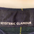 ヒステリックグラマー HYSTERIC GLAMOUR 00S レーヨン ポリ チェック テーパード スラックス パンツ Y2K メンズ JPN:L
