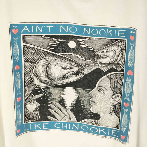 フルーツオブザルーム FRUIT OF THE LOOM USA製 RAY TROLL クルーネックTシャツ メンズ import:XL