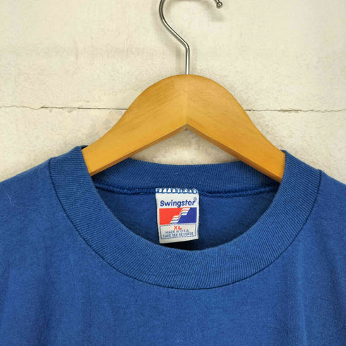 スウィングスター SWINGSTER 袖シングル USA製 背面プリントクルーネックTシャツ メンズ JPN:XL
