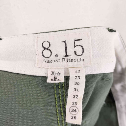 オーガストフィフティーン 8.15 august fifteenth USA製 ベイカーショーツ メンズ 34inch