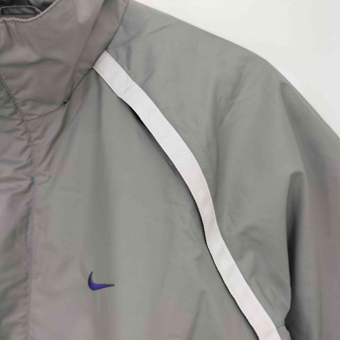 ナイキ NIKE 00S CLIMA FIT スウッシュロゴ刺繍 ジップアップジャケット Y2K デッドストック メンズ import:L