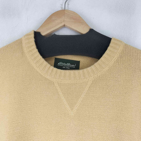 エディーバウアー Eddie Bauer コットン クルーネックニット メンズ import:L
