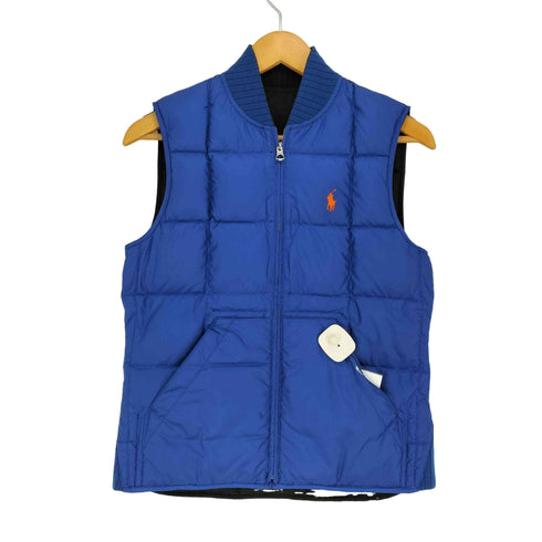 ポロラルフローレン POLO RALPH LAUREN リバーシブル ダウンベスト レディース import:S