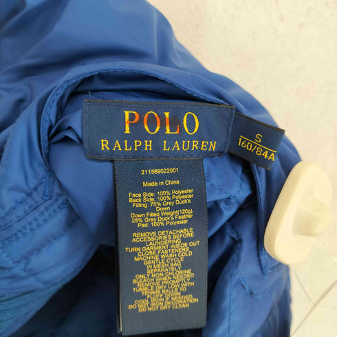 ポロラルフローレン POLO RALPH LAUREN リバーシブル ダウンベスト レディース import:S