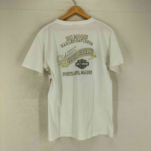 企業ロゴプリントクルーネックTシャツ メンズ
