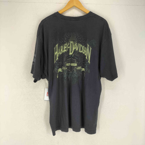 企業ロゴプリントクルーネックTシャツ メンズ