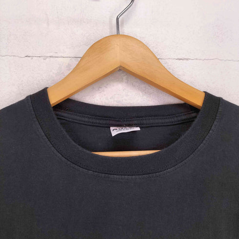 企業ロゴプリントクルーネックTシャツ メンズ