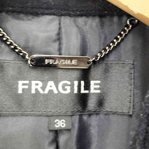 FRAGILE カシミヤ混 ティアードデザイン トレンチコート レディース JPN:36
