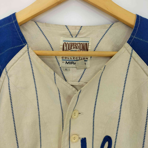 クーパーズタウン COOPERSTOWN by MIRAGE Brooklyn ブルックリン ROBINSON 42 ベースボールシャツ メンズ import:XL