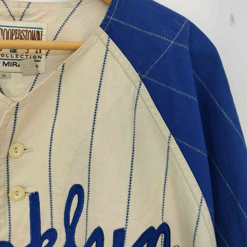 クーパーズタウン COOPERSTOWN by MIRAGE Brooklyn ブルックリン ROBINSON 42 ベースボールシャツ メンズ import:XL