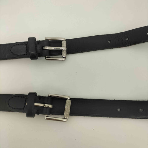 ラルフローレン RALPH LAUREN ロゴ刻印 ダブルバックルレザーベルト メンズ