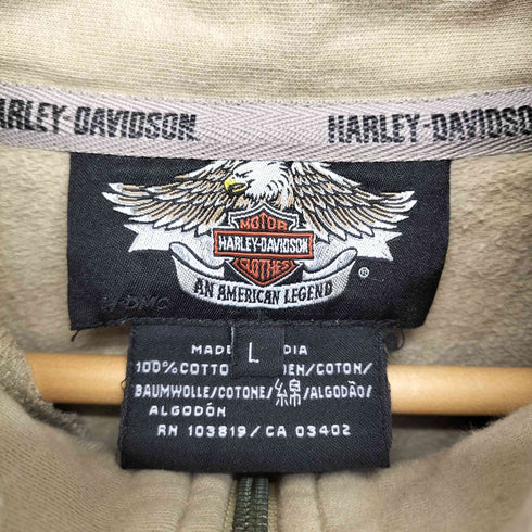 ハーレーダビッドソン HARLEY-DAVIDSON ハーフジップポケットスウェット メンズ JPN:L