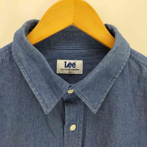 リー Lee ロゴ刺繍デニムシャツ メンズ import:L