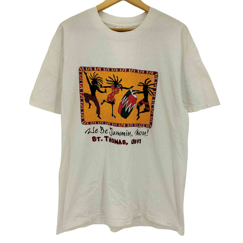 ヘインズ Hanes 1999© ST.THOMAS USVI ラスタ Tシャツ メンズ import:L