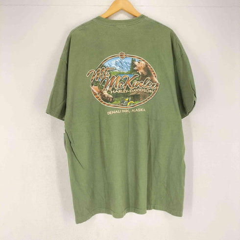 ハーレーダビッドソン HARLEY-DAVIDSON 両面プリントクルーネックTシャツ メンズ 2XL