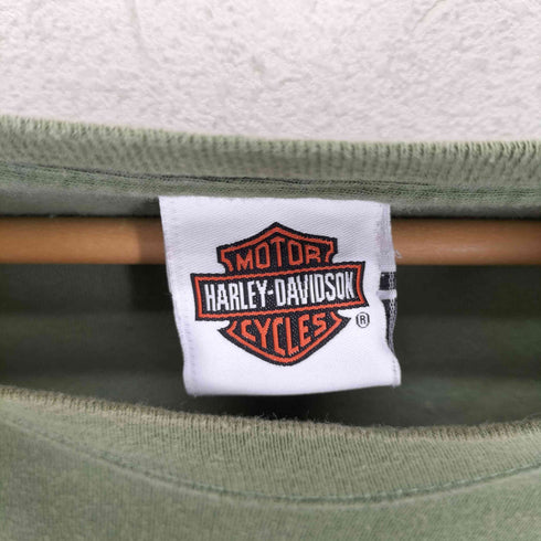 ハーレーダビッドソン HARLEY-DAVIDSON 両面プリントクルーネックTシャツ メンズ 2XL