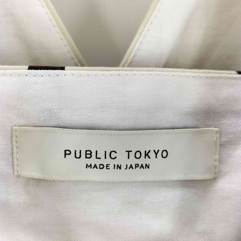 パブリックトウキョウ PUBLIC TOKYO ノースリーブワンピース レディース